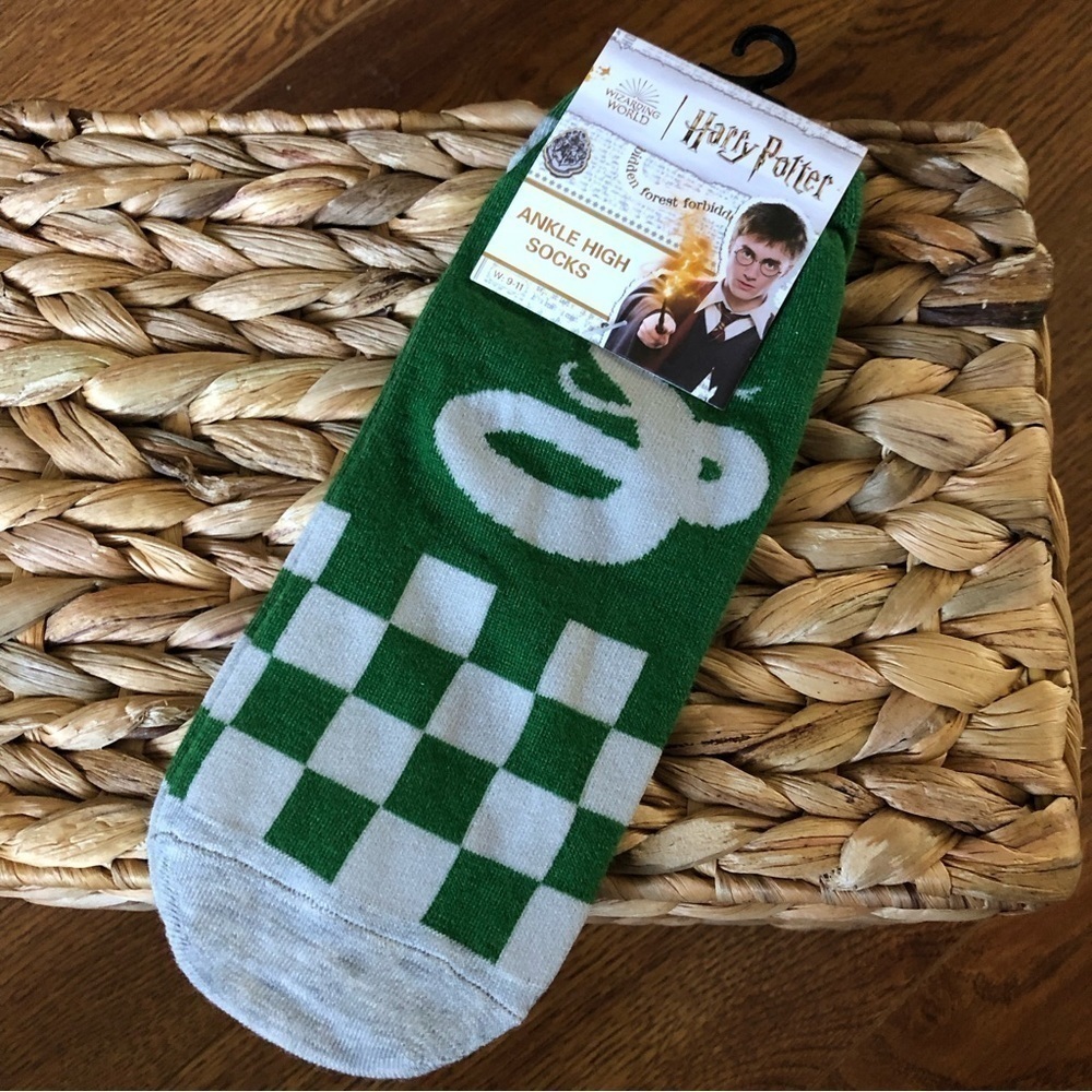 Harry Potter: Slytherin House ankle high socks